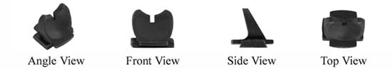 Rear sight,
semi-buckhorn for barrels up to 15/16",
Lyman Great Plains Rifle